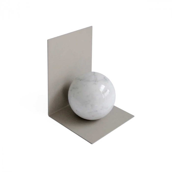 Sphere - fermalibri di design con sfera in marmo