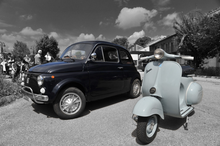 Fiat 500 e Vespa Fiat 500 e Vespa