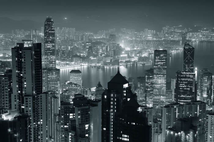 Hong Kong by night Hong Kong by night