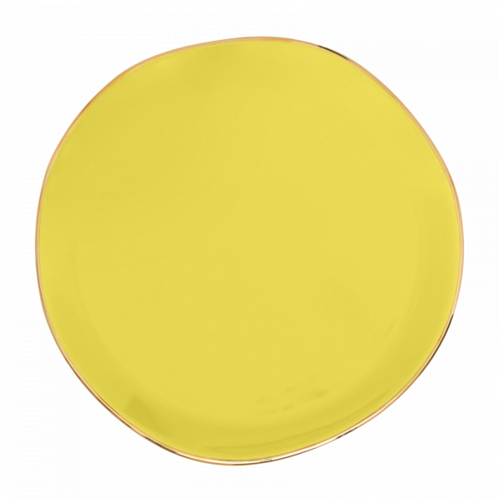 Good Morning - set 4 piatti verde lime - diametro 17 cm