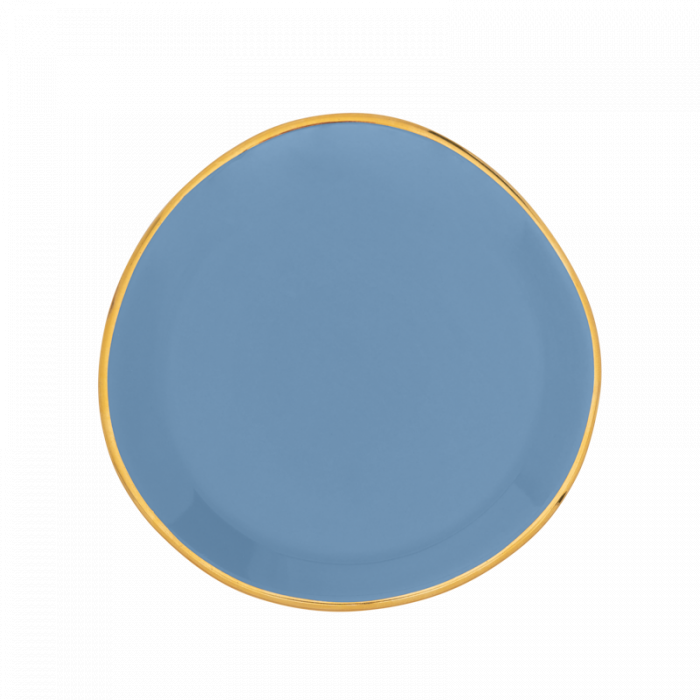 Good Morning - set 4 piattini blu pacific, 9 cm