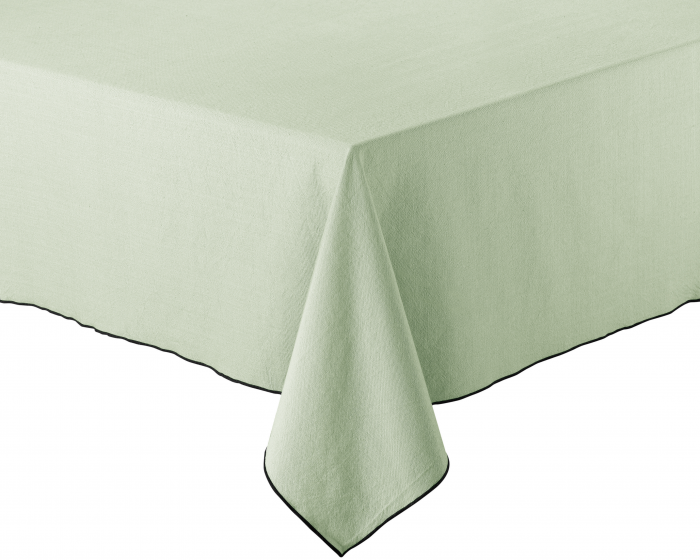 Grace celadon - tovaglia in cotone riciclato, 140 X 140