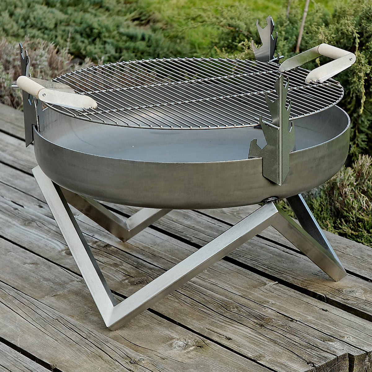 Griglia Barbecue, BBQ Carbonella, Barbecue da Tavolo a Carbone, 43X28X22cm