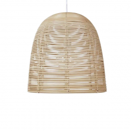 Vivi large - lampada a sospensione in rattan