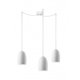 Lampadario UME 3/S - White Glossy
