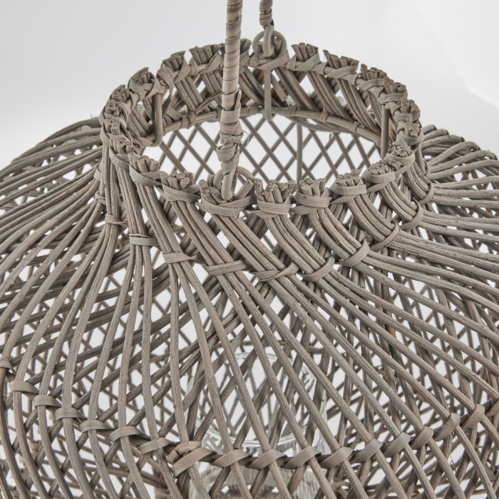 Harper small - Lanterna in rattan naturale 30x30 cm