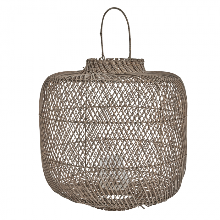 Harper - Lanterna in rattan naturale 40x40 cm