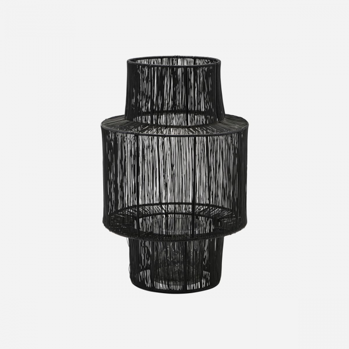 Tabia - lanterna nera in filo metallico