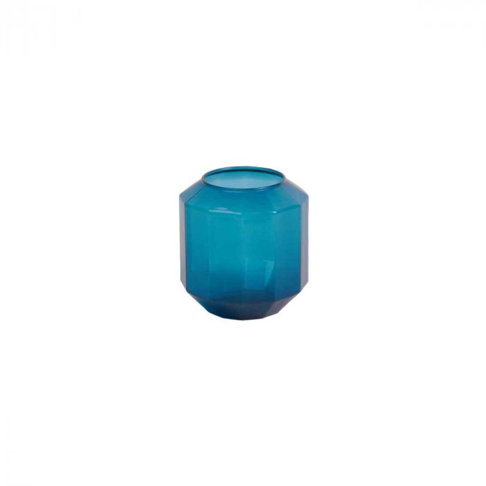 Bliss - vaso in vetro soffiato blu