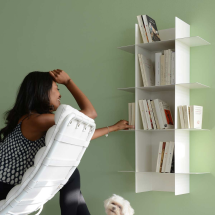 Libreria componibile INNESTO: modulo base più 4 mensole Libreria componibile INNESTO: modulo base più 4 mensole