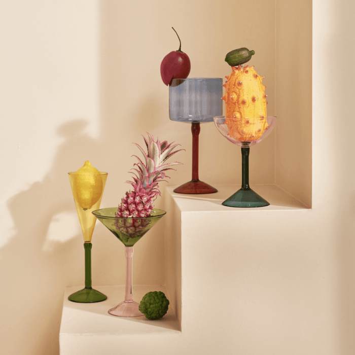 Martini cocktail - set due bicchieri, confezione regalo