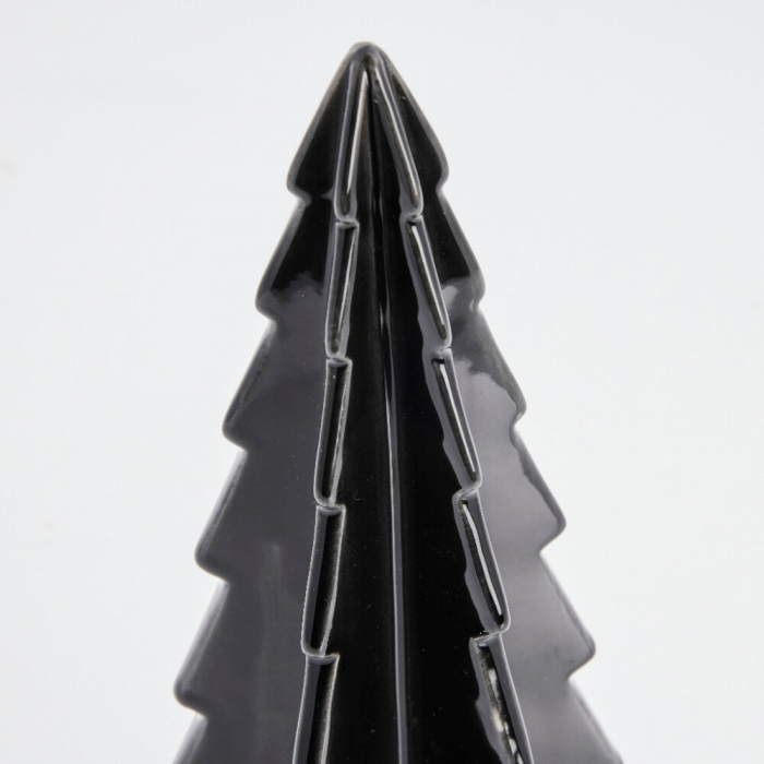 Molinne - albero in ceramica nero, 16 cm