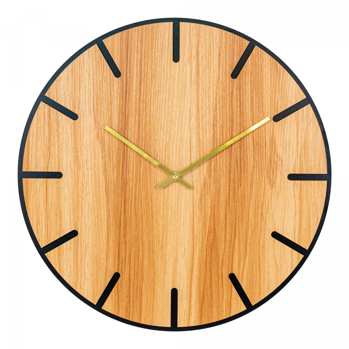 Orologio da parete Menton - Orologio da parete con struttura in legno  naturale 40 cm - LivingDecò