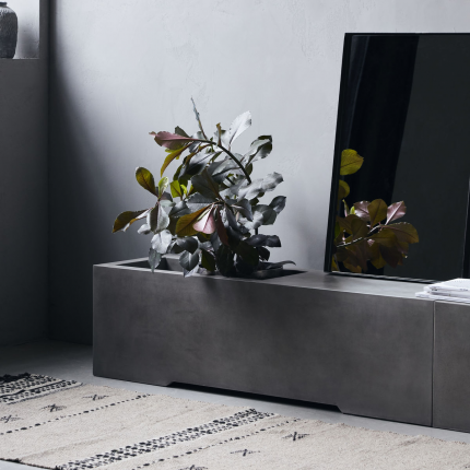 Lets - panca in cemento con contenitore Lets - panca in cemento con contenitore