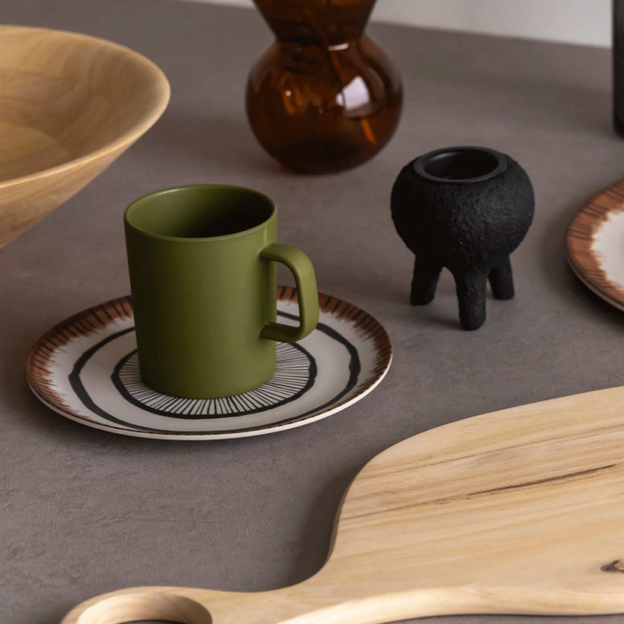 Vibration - Piatto colazione in bamboo