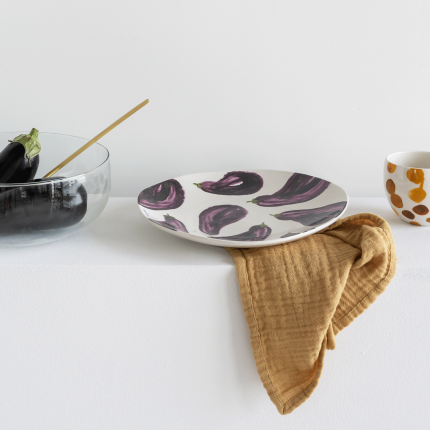 Piatto di portata fantasia melanzane Piatto di portata fantasia melanzane