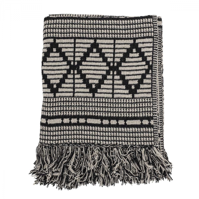 Cozy - plaid decorativo bianco e nero
