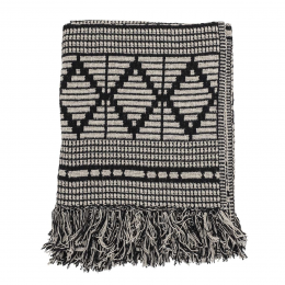Cozy - plaid decorativo bianco e nero