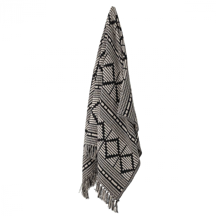 Cozy - plaid decorativo bianco e nero