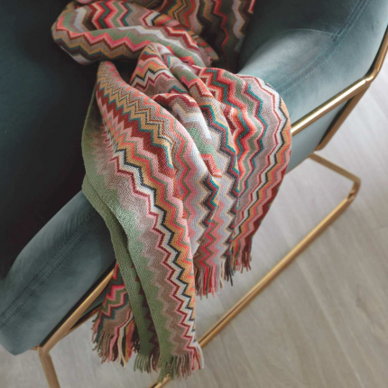 Firenze - Plaid in lana multicolore Firenze - Plaid in lana multicolore