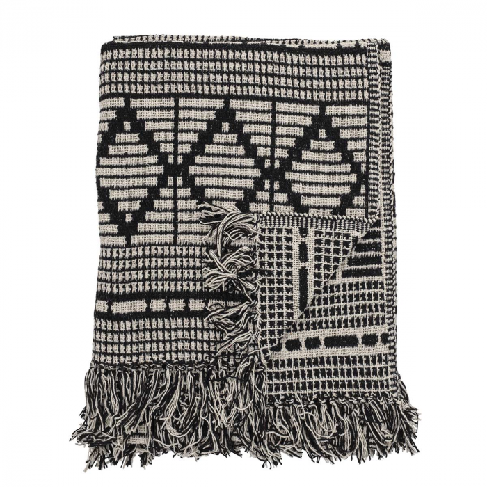 Cozy - plaid decorativo bianco e nero