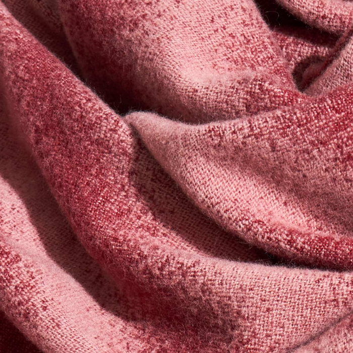 Tide - plaid bordeaux e rosa cipria