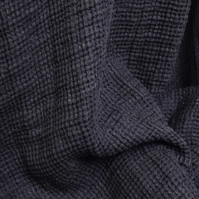 Nest - plaid in lino grigio scuro