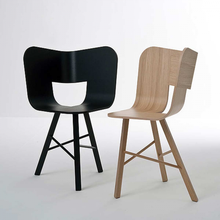 Tria wood - sedia in rovere naturale