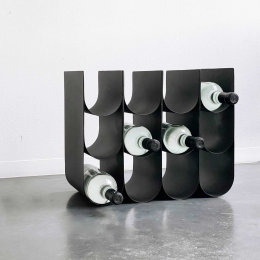Arca 12 - portabottiglie nero Arca 12 - portabottiglie nero
