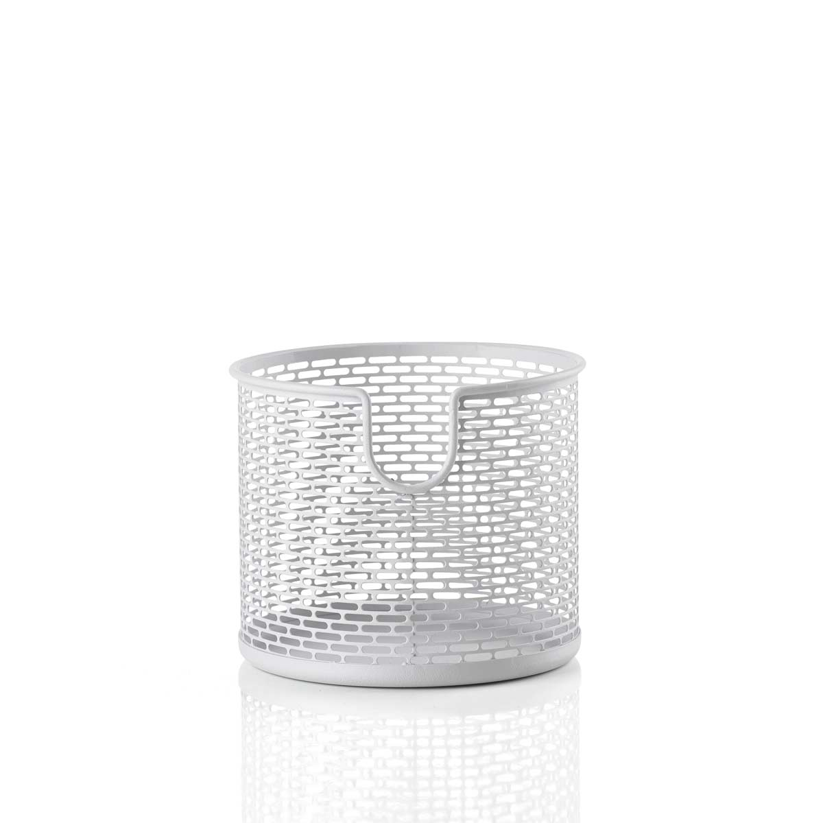 Neu Zone Denmark - piccolo cestino in metallo bianco - LivingDecò