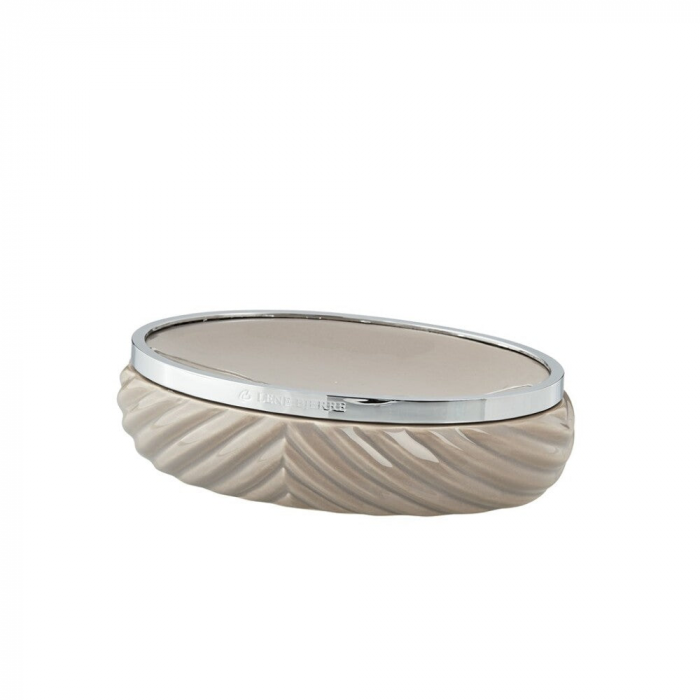Milda - Porta sapone in ceramica marrone