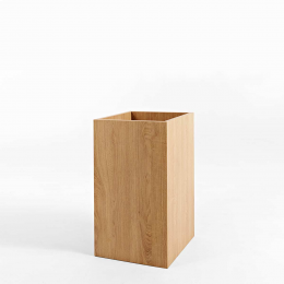 Palmus 60 - portavaso quadrato finitura rovere