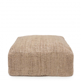 Oh my Gee Beige - Pouf quadrato in cotone