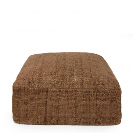 Oh my Gee Brown - Pouf quadrato marrone