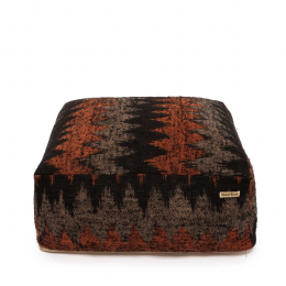 Oh my Gee - Pouf quadrato Black Orange