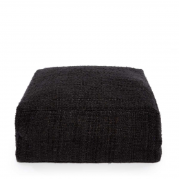 Oh my Gee Black Navy - Pouf quadrato nero