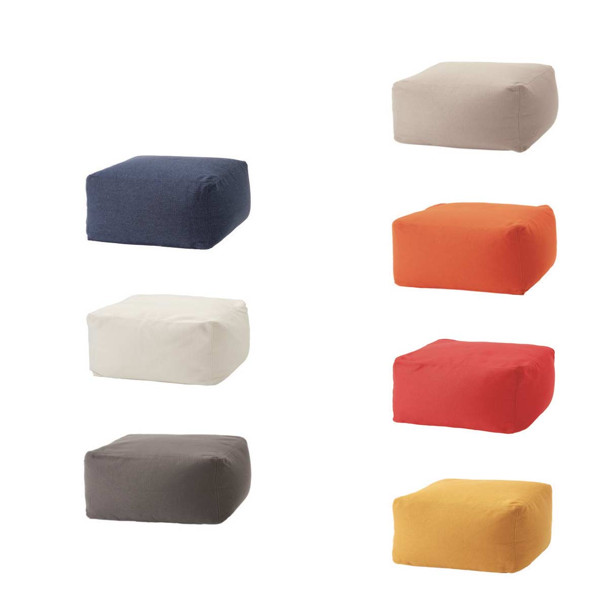 Archimede  Pouf rettangolare grande di design - LivingDecò