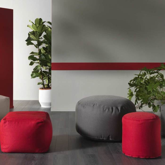 Archimede pouf tondo grande