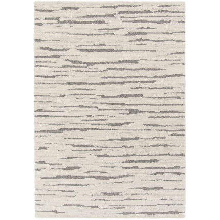 Filly - Tappeto bianco naturale e grigio, 200 X 290