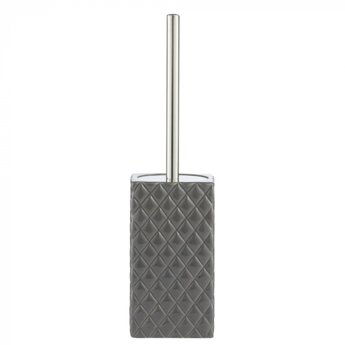 Portia - Scopino wc grigio in ceramica