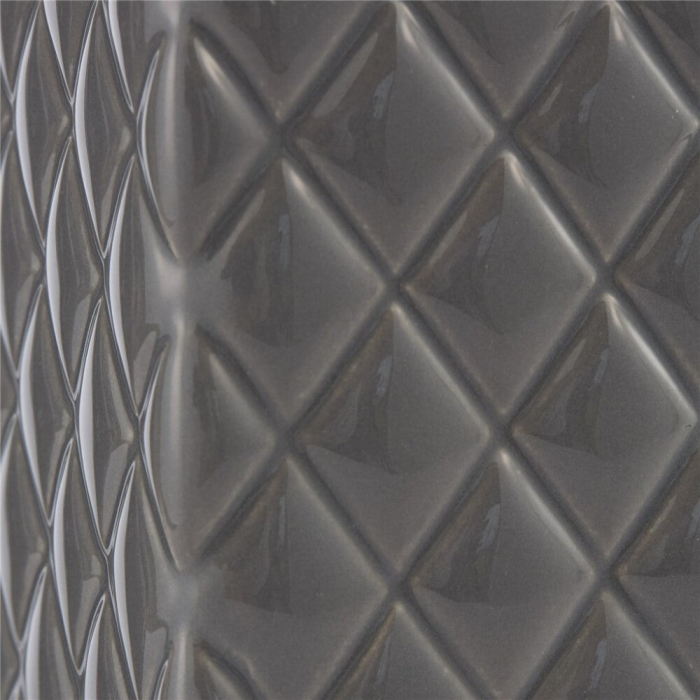 Portia - Scopino wc grigio in ceramica