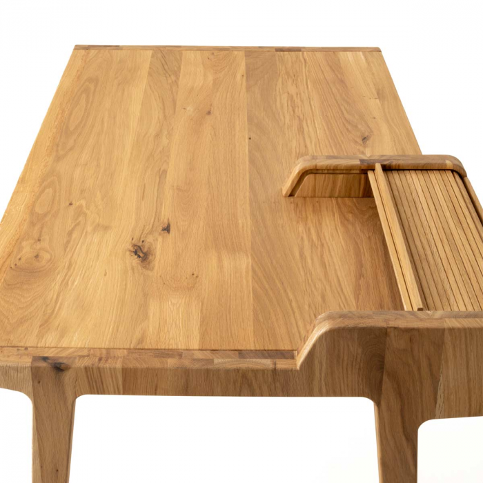 Tapparelle - scrivania in legno di rovere