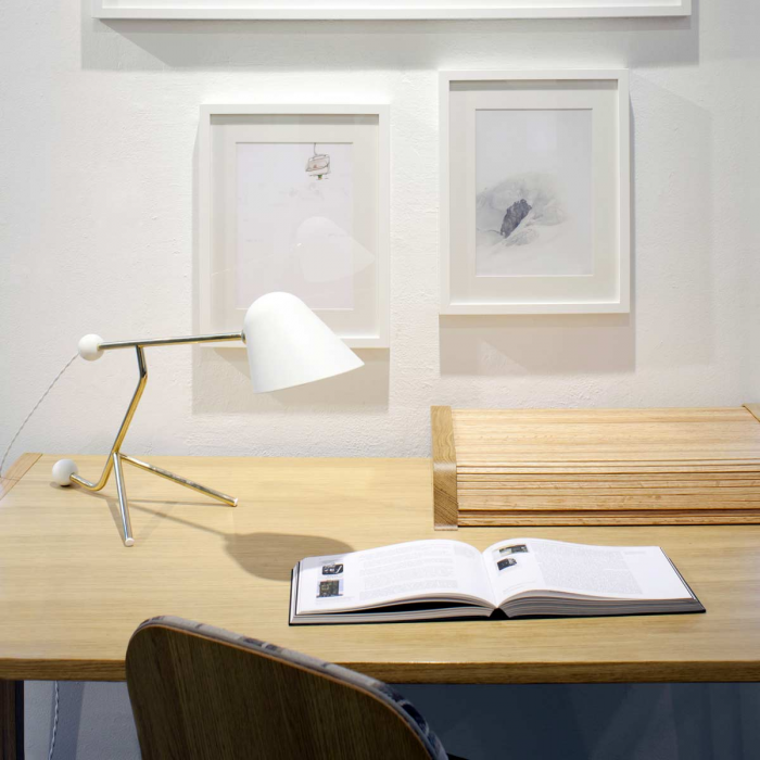 Tapparelle - scrivania in legno di rovere