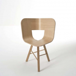 Tria wood - sedia in rovere naturale