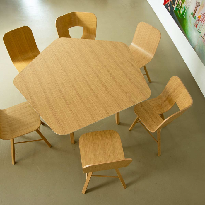 Tria wood - sedia in rovere naturale
