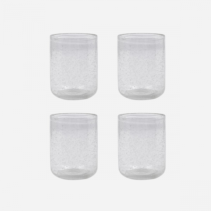 Rich - set 4 bicchieri di vetro