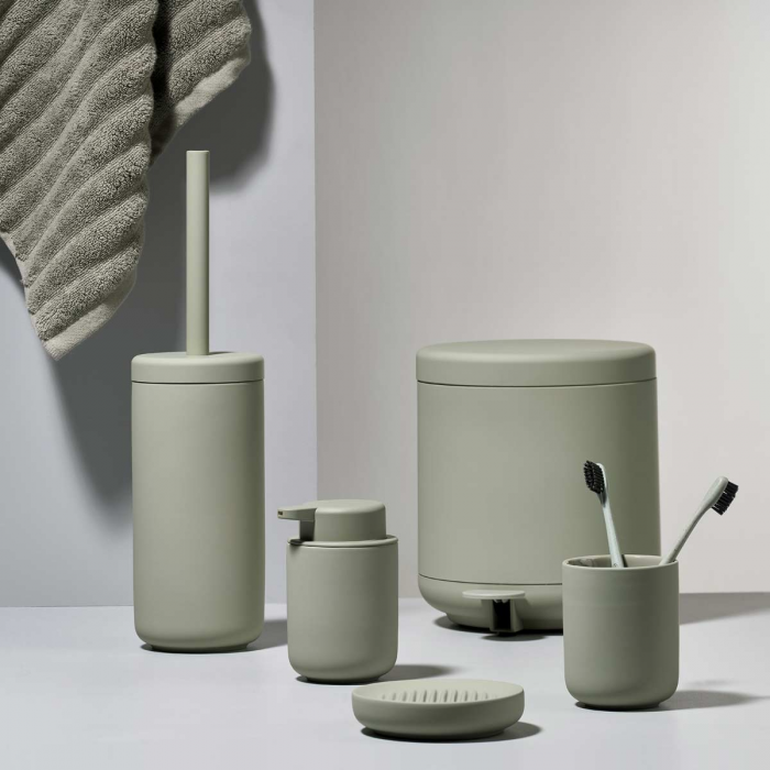 UME - set accessori bagno verde eucalipto