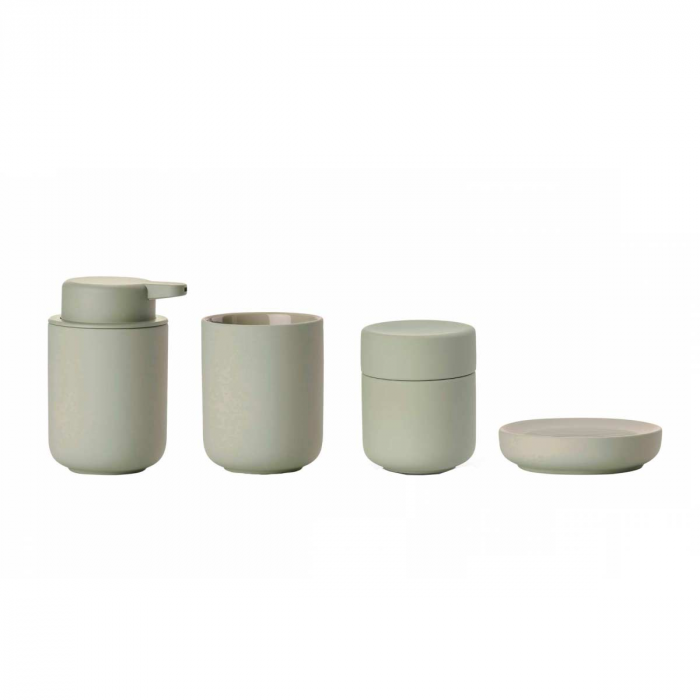 UME - set accessori bagno verde eucalipto