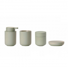 UME - set accessori bagno verde eucalipto