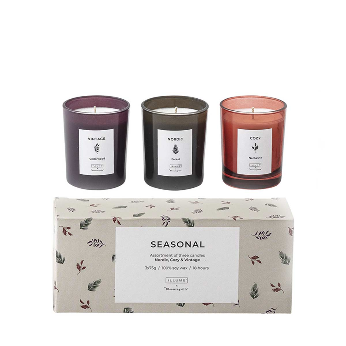 Set Candele Profumate Seasonal Illume per Bloomingville - LivingDecò